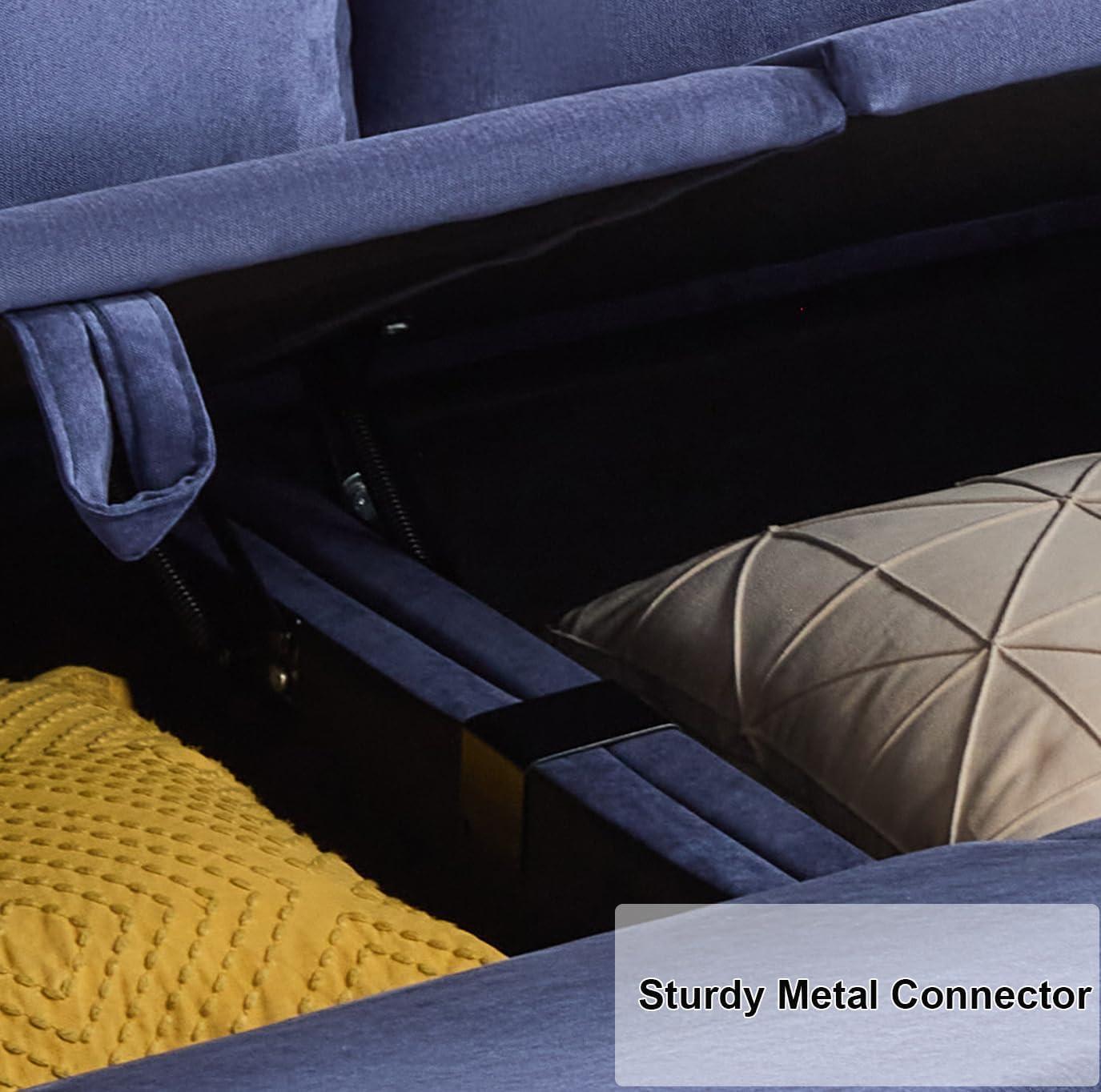 Modular Loveseat with Storage & Recliners Perfect for Small spaces