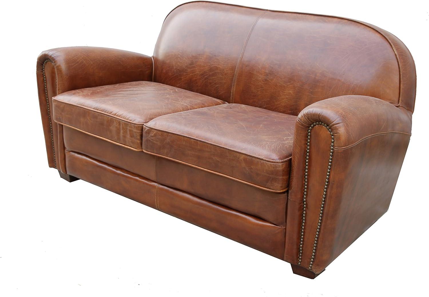 Pasargad Home Paris Club Loveseat: Timeless Comfort & Style