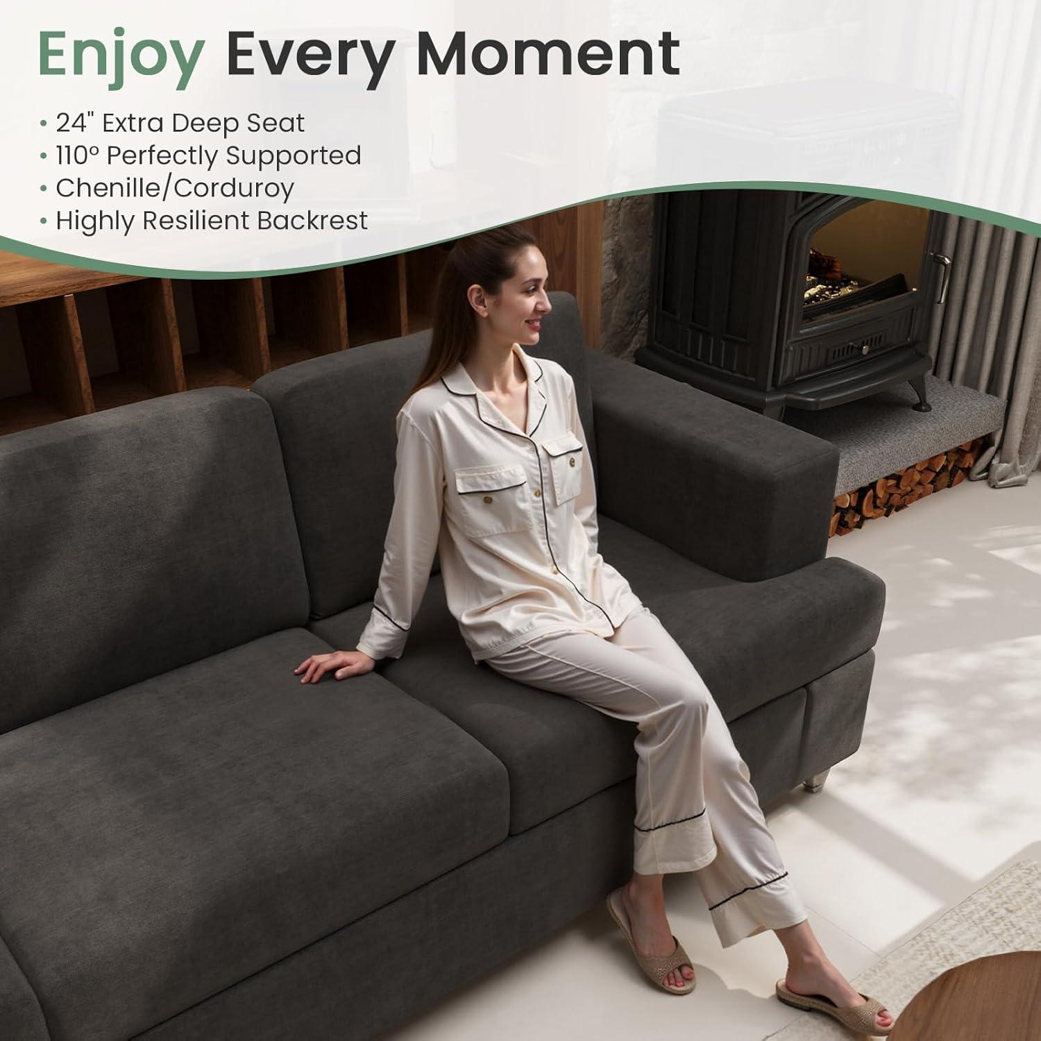 Spacious & Stylish: Exploring the YOUDENOVA Sofa Set Comfort