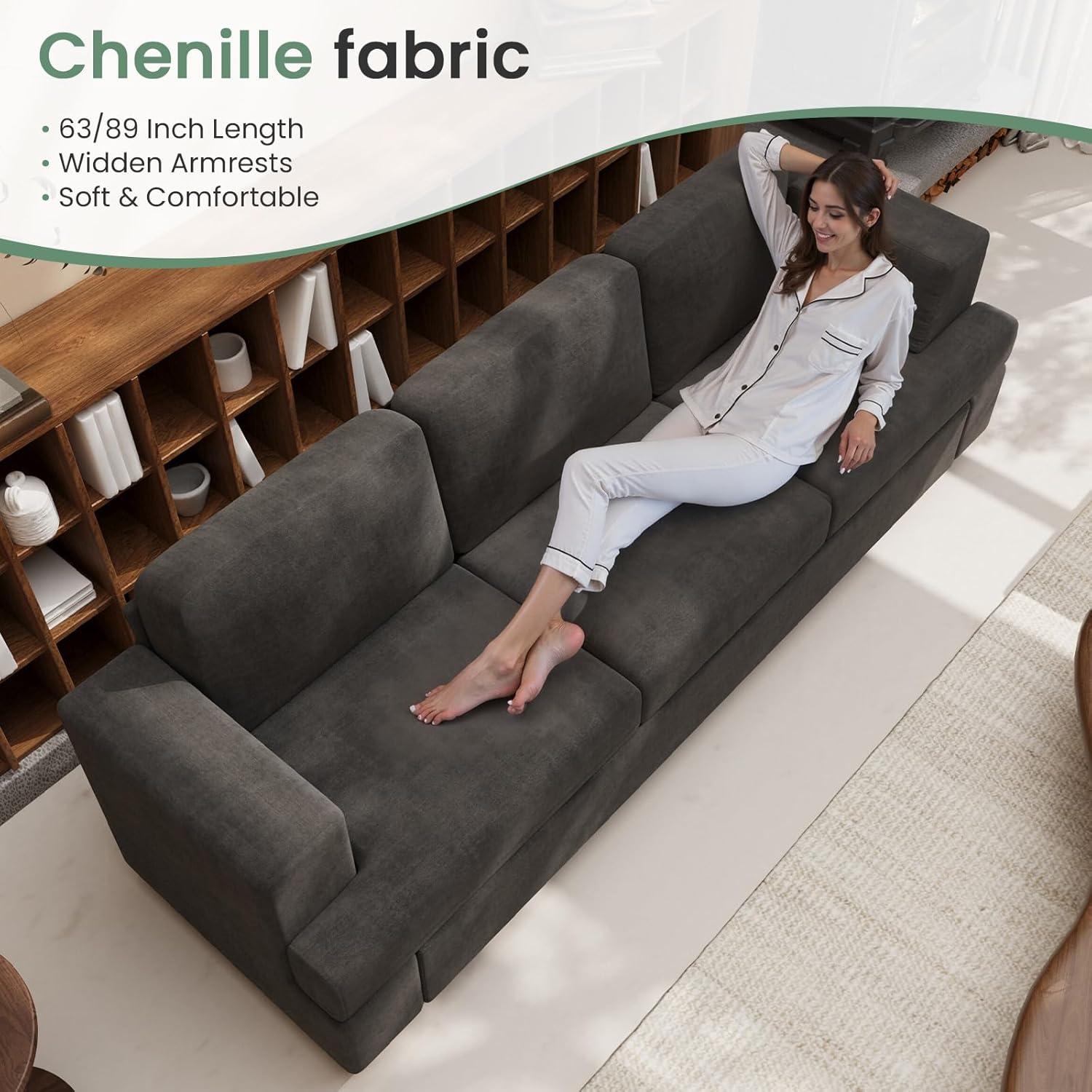 Spacious &‍ Stylish: Exploring the YOUDENOVA Sofa Set Comfort