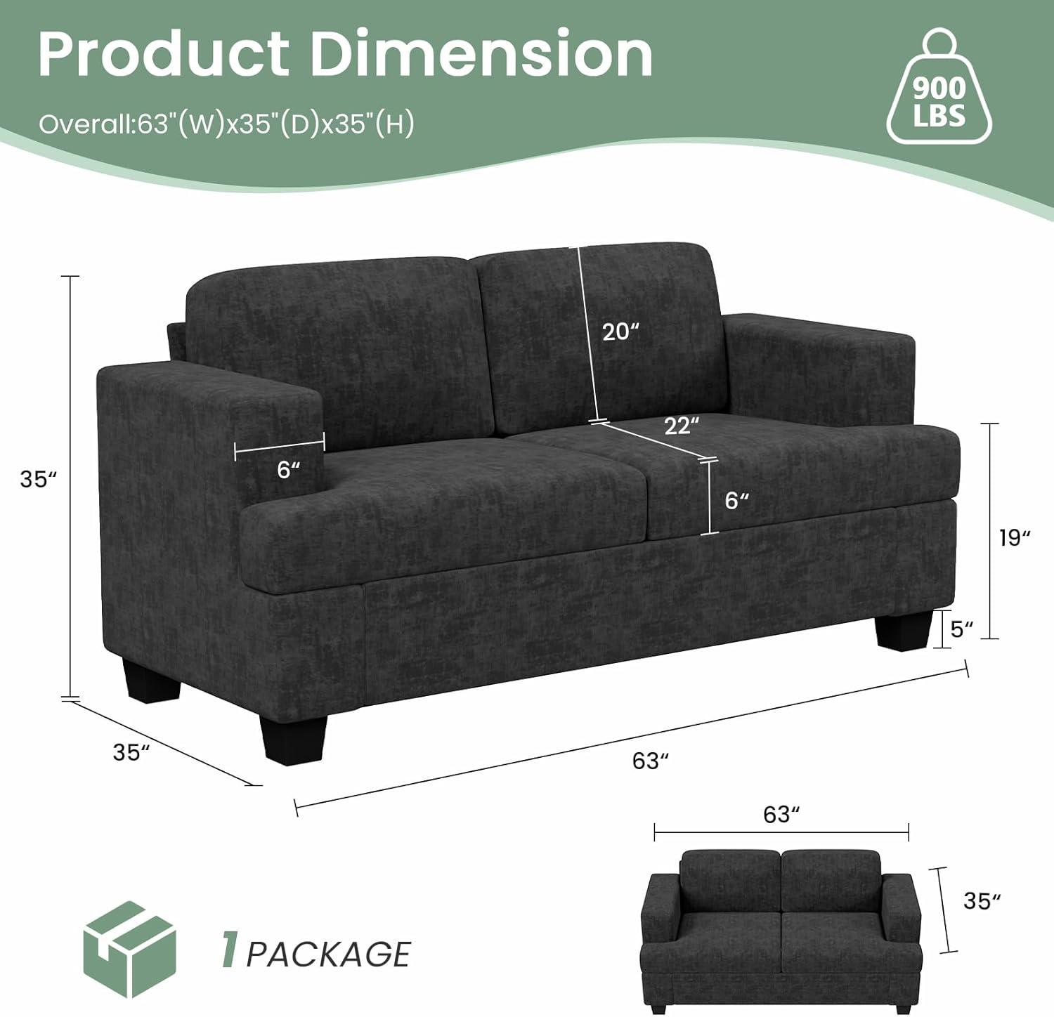 Spacious & Stylish: Exploring the YOUDENOVA Sofa set Comfort