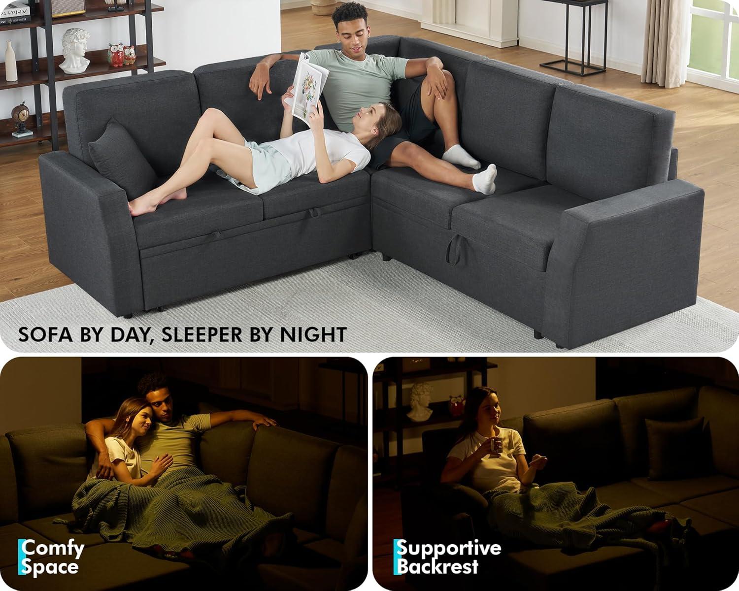 VanAcc Sofa Bed Review: Space, Storage, Firmness & More Explored