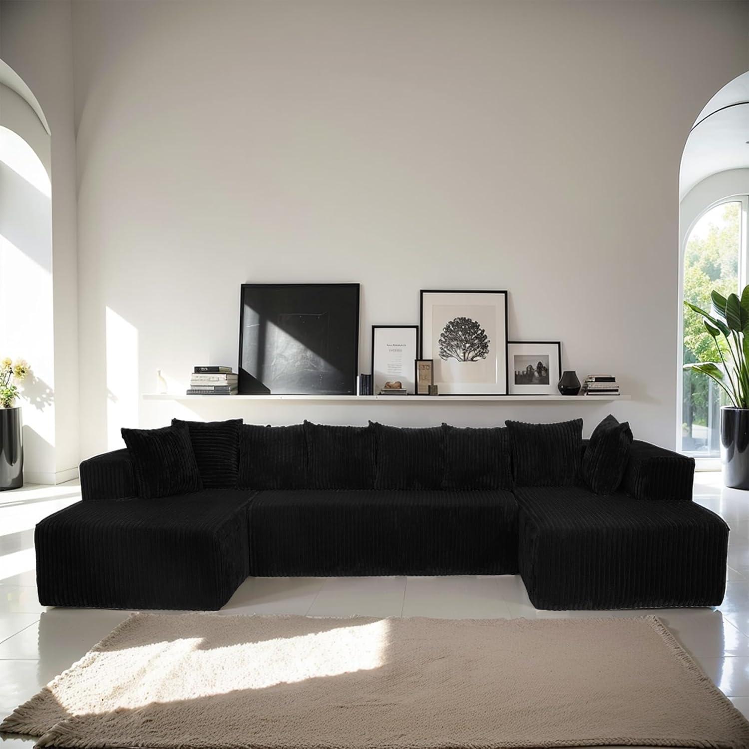 KEIKI 130'' Oversized Modular Sectional Sofa for your family