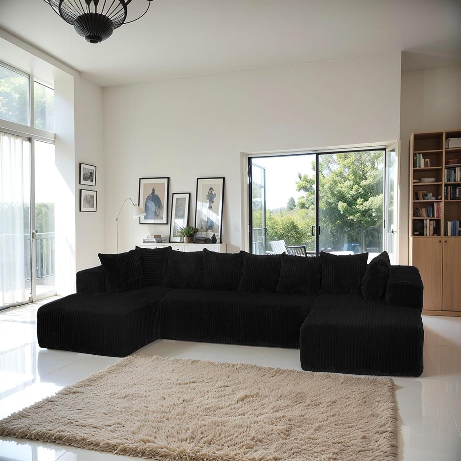 KEIKI 130'' Oversized Modular Sectional Sofa for your family