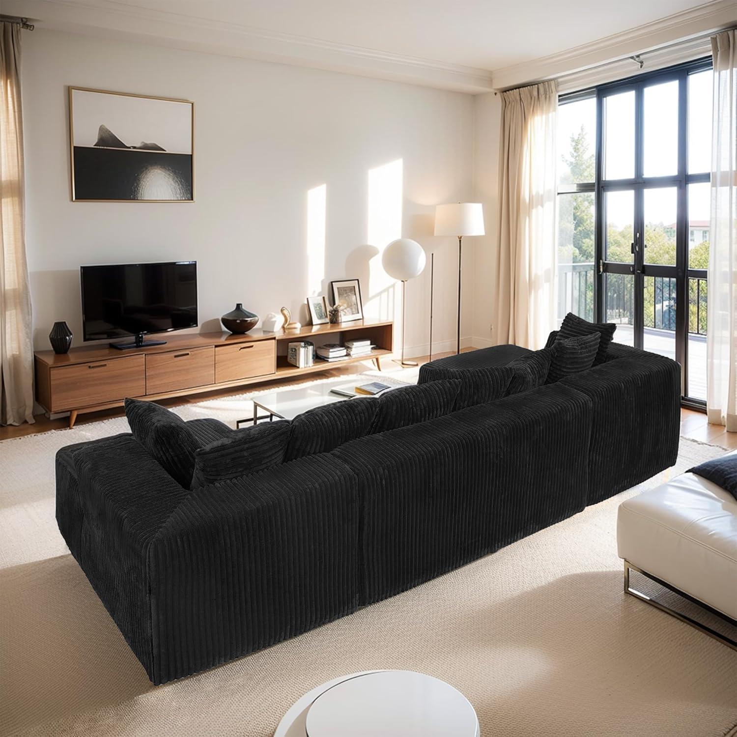 KEIKI 130'' Oversized Modular Sectional Sofa for your family